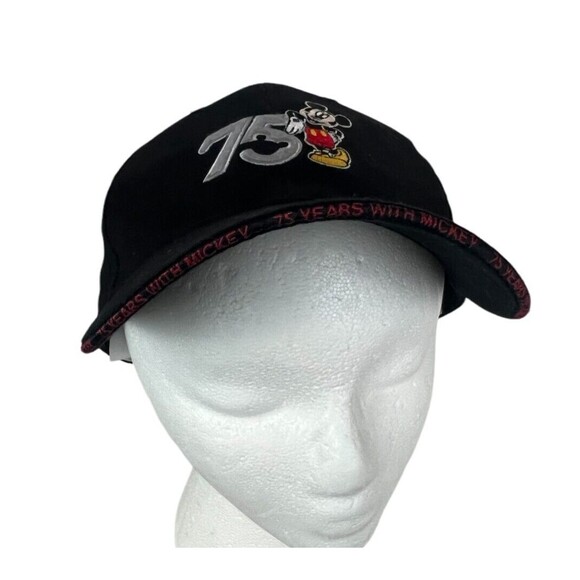 VTG Walt Disney World 75 yrs with Mickey Snapback Hat  Adult Baseball Cap - Picture 2 of 9